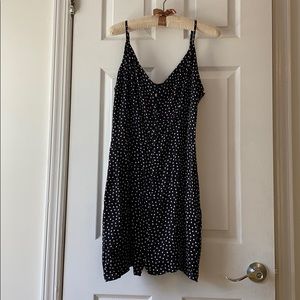 A&F Black and White Polka Dot Dress - Size L